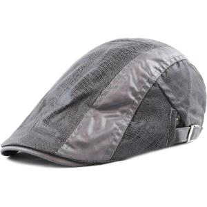 image:imageThe Hat Depot 200h3201 Snake Skin Trendy Newsboy Ivy Cap4colorsGrey