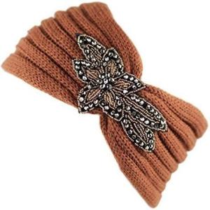 image:imageThe Hat Depot 700HB80 Sequin Knit Headband with Flower Decoration8colors Rust
