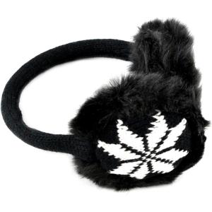 image:imageThe Hat Depot 700MF02 Snowflake Design Fur EarmuffsBlack