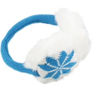 image:imageThe Hat Depot 700MF02 Snowflake Design Fur EarmuffsWhite