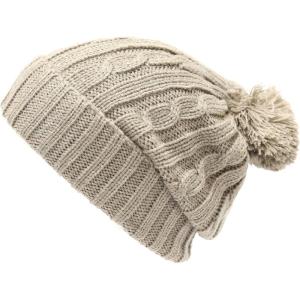 image:imageThe Hat Depot 700WHU2 Unisex Solid Color Ribbed Beanie with Pom hatKhaki