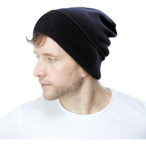 image:imageThe Hat Depot Classic Daily Beanie Knit Skull Long Plain Ski Hat  Made in USANavy