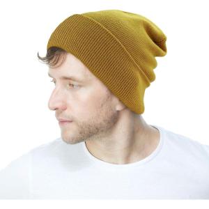 image:imageThe Hat Depot Classic Daily Beanie Knit Skull Long Plain Ski Hat  Made in USATimber