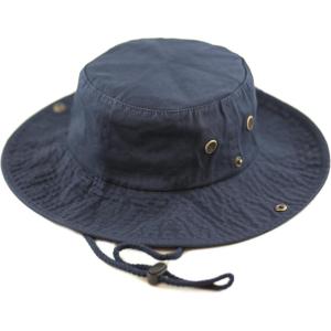 image:imageThe Hat Depot Cotton StoneWashed Safari Wide Brim Foldable DoubleSided Sun Boonie Bucket Hat2 Cotton  Navy