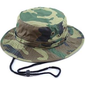 image:imageThe Hat Depot Cotton StoneWashed Safari Wide Brim Foldable DoubleSided Sun Boonie Bucket Hat5 Woodland Camo