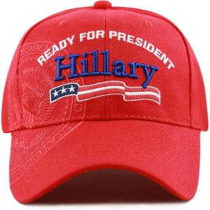 image:imageThe Hat Depot Exclusive 3D Hillary Ready for President President Seal CapRed