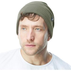 image:imageThe Hat Depot Fleece Winter Functional Beanie Hat Cold WeatherReflective Safety for Everyone Performance StretchOlive