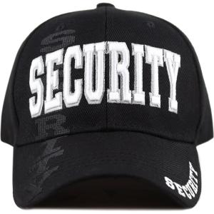 image:imageThe Hat Depot Law Enforcement 3D Embroidered Hat3 Security  Black