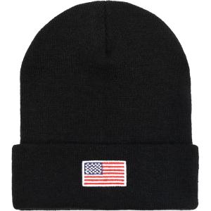 image:imageThe Hat Depot Law Enforcement 3D Embroidered Hat5 Flag Beanie