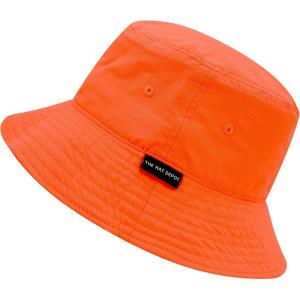 image:imageThe Hat Depot Lightweight Quick Dry Polyester Packable Nylon Bucket Sun Hat2 Light  Neon Orange
