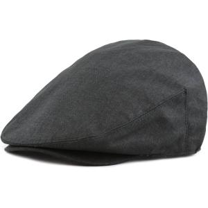 image:imageThe Hat Depot Linen Paisley Lining Cool Newsboy Ivy HatBlack