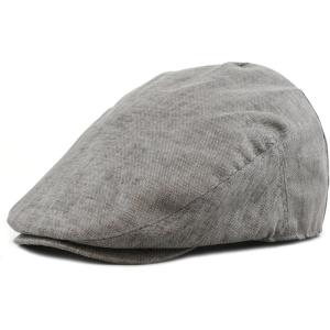 image:imageThe Hat Depot Linen Paisley Lining Cool Newsboy Ivy HatGrey