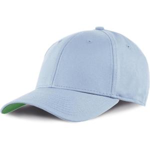 image:imageThe Hat Depot Plain Stretched One Size Spandex Cotton Fitted Cap Sky Blue