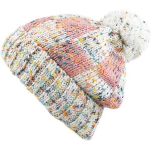 image:imageThe Hat Depot Thick Womens Square Sherpa Lining Beanie Winter HatWhite