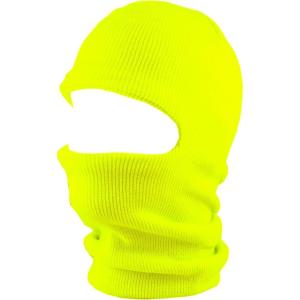 image:imageThe Hat Depot Unisex Thick and Long Face Ski Mask Made in USA2 Made in Usa  Neon Yellow