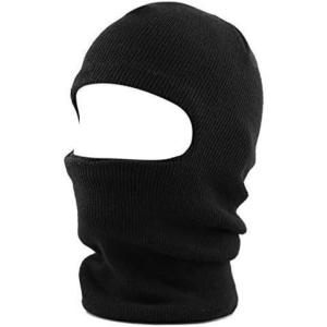 image:imageThe Hat Depot Unisex Thick and Long Face Ski Mask Made in USABlack