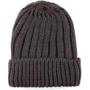 image:imageThe Hat Depot Winter Big Slouchy Chunky Thick Stretch Knit Beanie Fleece Lined Beanie Without Pom Hat1 Straight Dark Brown