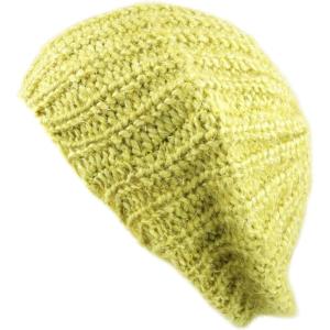 image:imageThe Hat Depot Winter Multi Colors Knit Beret All Kinds of Tam Hats3 Style 32  Lime