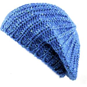 image:imageThe Hat Depot Winter Multi Colors Knit Beret All Kinds of Tam Hats4 Style 51  Turquoise