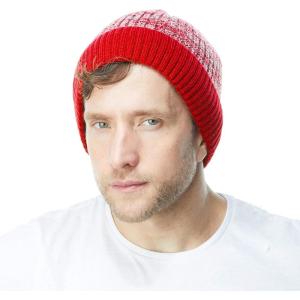 image:imageWinter Women Men Knitted Beanie Hat Warm and Thick Fleece Lined Winter Skull HatRed