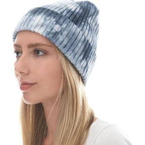 image:imageWomen Beanie for Tie Dye amp Leopard amp Ponytail Cuffed Knit Viscose Acrylic Unisex Slouch Style Winter Hat2 Tie Dye 2  Color 3