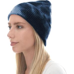 image:imageWomen Beanie for Tie Dye amp Leopard amp Ponytail Cuffed Knit Viscose Acrylic Unisex Slouch Style Winter Hat3 Tie Dye 3  Color 03