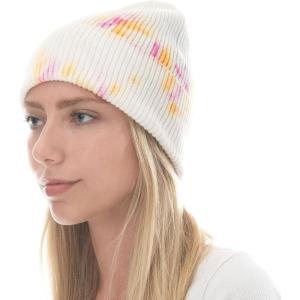 image:imageWomen Beanie for Tie Dye amp Leopard amp Ponytail Cuffed Knit Viscose Acrylic Unisex Slouch Style Winter Hat3 Tie Dye 3  Color 06