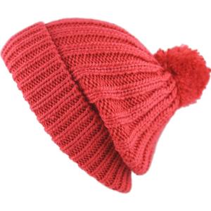 image:imageWomen and Men Beanie Daily Winter Oversized Thick Stretchy Knitted Pom Pom Beanie Fleece Lined Beanie Hat2 Straight Coral