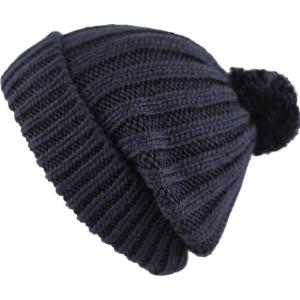 image:imageWomen and Men Beanie Daily Winter Oversized Thick Stretchy Knitted Pom Pom Beanie Fleece Lined Beanie Hat2 Straight Navy