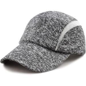 image:imageWomens Lightweight Mesh Running Cap  Breathable Polyester Outdoor Baseball Hat Adjustable Low Profile Summer CapBlack