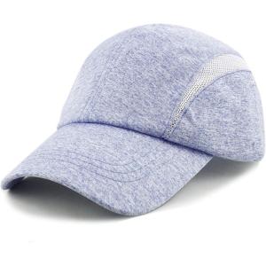 image:imageWomens Lightweight Mesh Running Cap  Breathable Polyester Outdoor Baseball Hat Adjustable Low Profile Summer CapBlue Grape