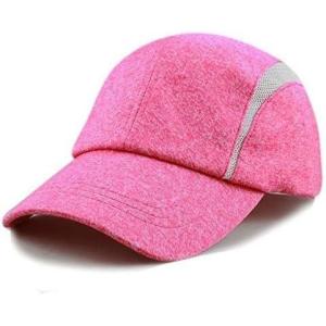image:imageWomens Lightweight Mesh Running Cap  Breathable Polyester Outdoor Baseball Hat Adjustable Low Profile Summer CapRasberry