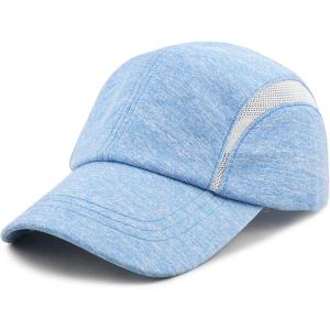 image:imageWomens Lightweight Mesh Running Cap  Breathable Polyester Outdoor Baseball Hat Adjustable Low Profile Summer CapSky Blue