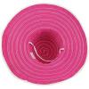 image:imageThe Hat Depot Womens Large Wide Brim Floppy Decorated Band Beach Sun Visor HatFuchsia