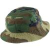 image:imageThe Hat Depot Youth Kids Washed Cotton Packable Bucket Travel Hat Cap 46yrs Woodland Camo