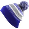 image:imageThe Hat Depot Toddler Kids Hat Warm Pompom Stretchy Knit Beanie Cap Hat Royal 812yrs