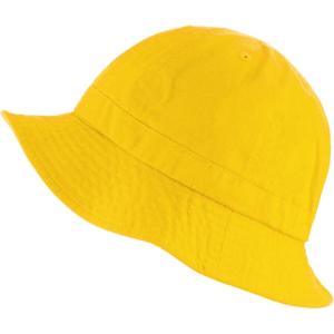 image:imageThe Hat Depot 100 Cotton Long Brim and Deeper amp Tennis Packable Summer Fashion Bucket Hat SM 1 Tennis  Yellow