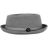 image:imageThe Hat Depot Unisex Light Weight Classic Soft Cool Mesh Pork Pie hatGrey