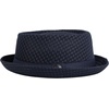 image:imageThe Hat Depot Unisex Light Weight Classic Soft Cool Mesh Pork Pie hatNavy