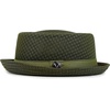 image:imageThe Hat Depot Unisex Light Weight Classic Soft Cool Mesh Pork Pie hatOlive
