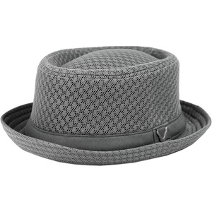 image:imageThe Hat Depot Unisex Light Weight Classic Soft Cool Mesh Pork Pie hatGrey