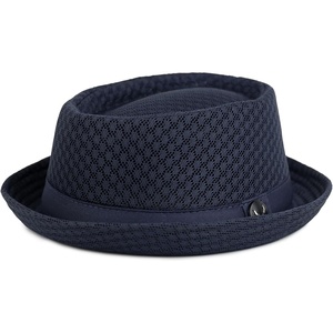 image:imageThe Hat Depot Unisex Light Weight Classic Soft Cool Mesh Pork Pie hatNavy
