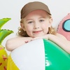 image:imageThe Hat Depot Kids 100 Cotton Sport QuickAdjust Strap Closure Sun Protect Golf Visor Cap Khaki