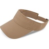 image:imageThe Hat Depot Kids 100 Cotton Sport QuickAdjust Strap Closure Sun Protect Golf Visor Cap Khaki