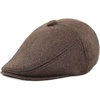 image:imageThe Hat Depot Melton Wool Newsboy Irish Cabbie Ivy Hat4colorsDark Brown