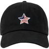 image:imageUSA Flag amp Embroidery Premium 100 Cotton Low Profile Adjustable Baseball Dad CapStar  Black