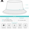 image:imageLong Brim Bucket Hat for Men Women Deep Crown Cotton Sun Hat Packable Fishing Hiking Beach Travel Outdoor CapCoral