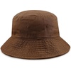 image:imageLong Brim Bucket Hat for Men Women Deep Crown Cotton Sun Hat Packable Fishing Hiking Beach Travel Outdoor CapDark Brown
