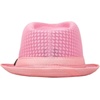 image:imageThe Hat Depot Light Weight Classic Soft Cool Mesh Crushable Fedora hatLt Pink