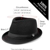 image:imageThe Hat Depot Light Weight Classic Soft Cool Mesh Crushable Fedora hatLt Pink